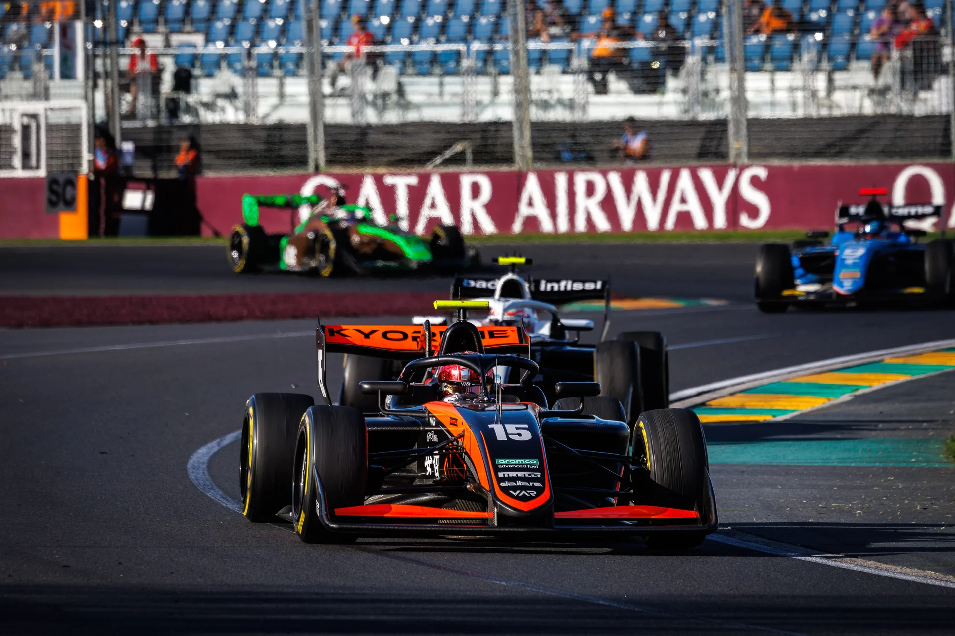 Enzo Deligny in the cockpit, Melbourne Grand Prix paddock 2026